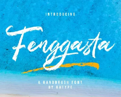 Fenggasta Brush font