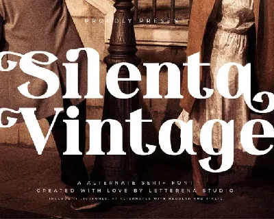 Silenta Vintage font