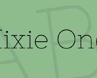 Nixie One font