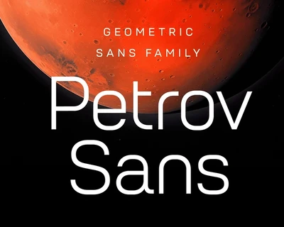 Petrov Sans font