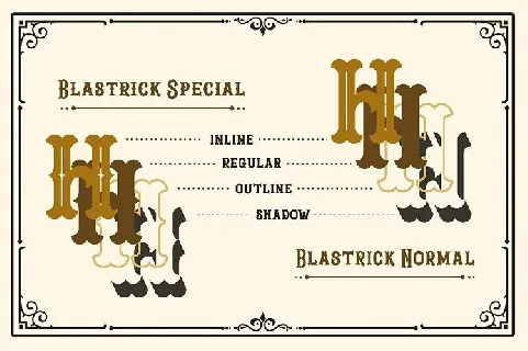 Blastrick Vintage font