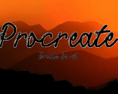 Procreate font