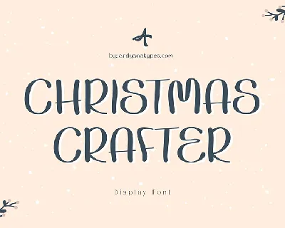 Christmas Crafter font