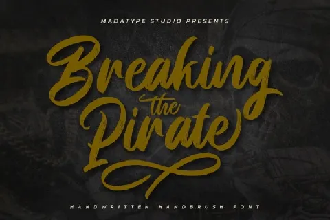 Breaking Pirate font