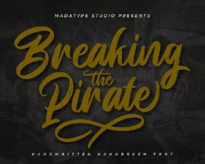 Breaking Pirate font