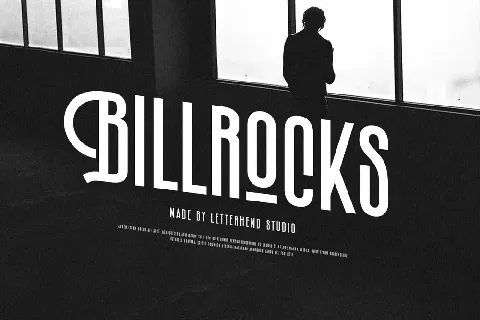 Billrocks font