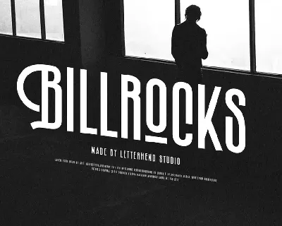 Billrocks font