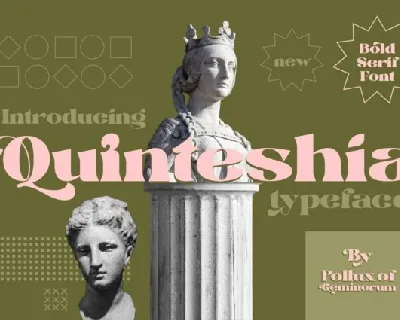 Quinteshia font