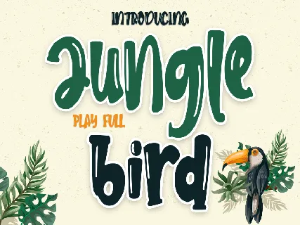 Jungle Bird - Personal Use font