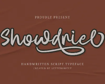 Showdriel font