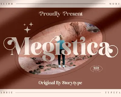 Megistica Modern Serif font