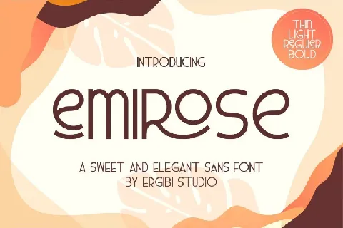 Emirose Sans Serif font