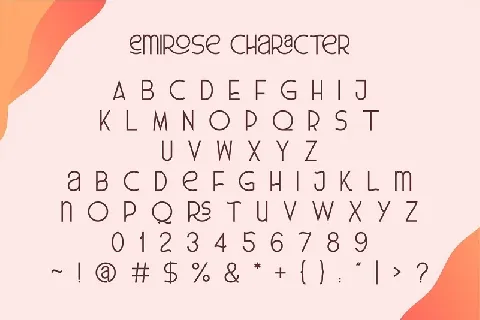 Emirose Sans Serif font