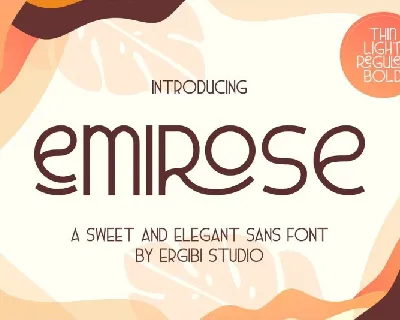 Emirose Sans Serif font