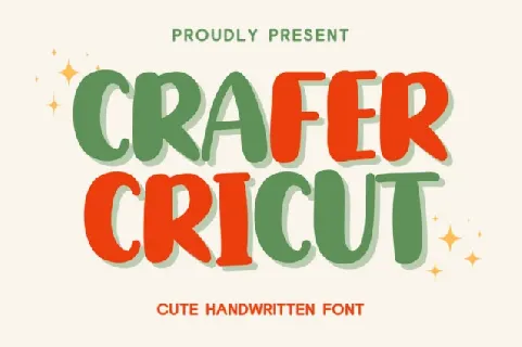 Crafter Cricut Script font