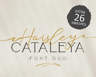 Haisley Cataleya font