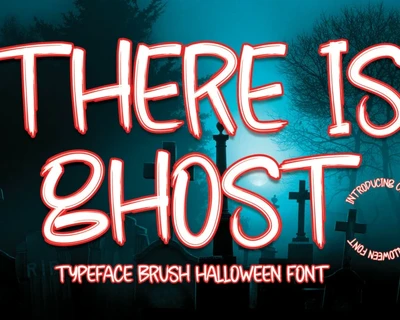 There Is Ghost font