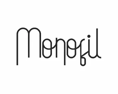 Monofil Demo font