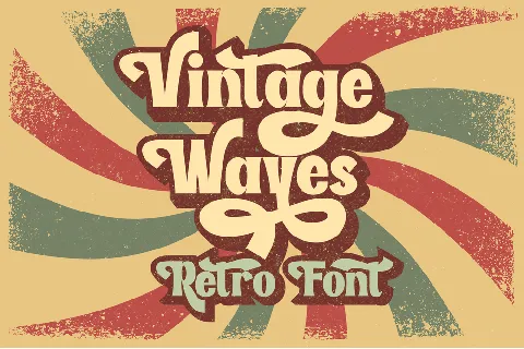 Vintage Waves font