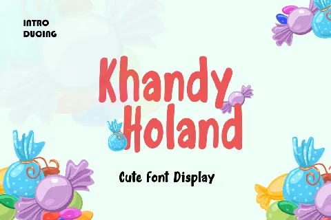 Khandy Holand font