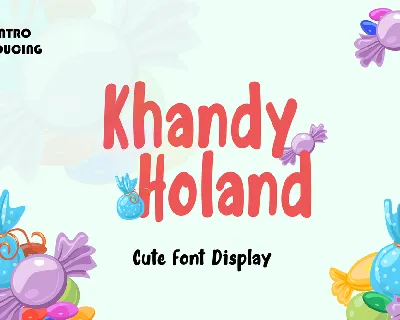 Khandy Holand font