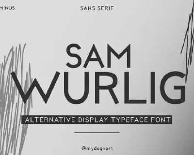 Sam Wurlig font