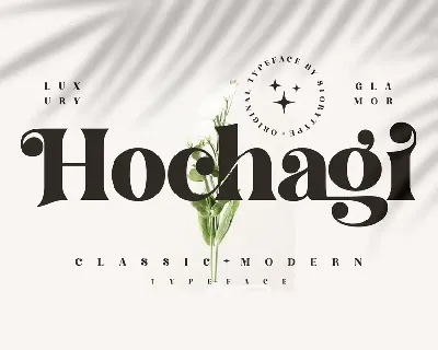 Hochagi Classy Serif font