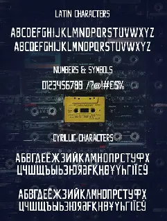 Boombox Family font