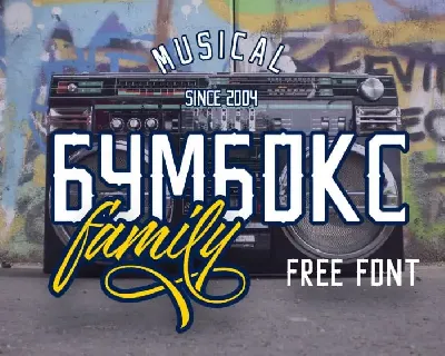 Boombox Family font