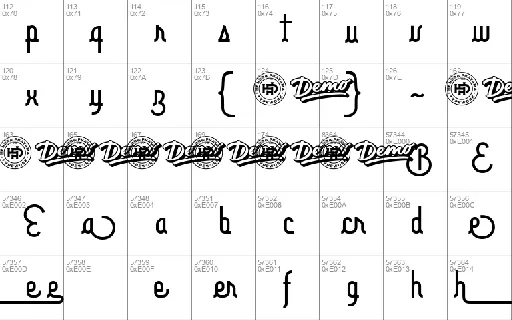 Brotherline Monoline font