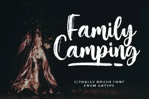 Cithally Brush font