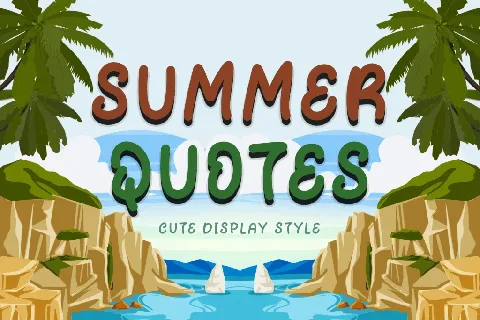 Summer Quotes Demo font