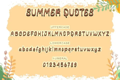 Summer Quotes Demo font
