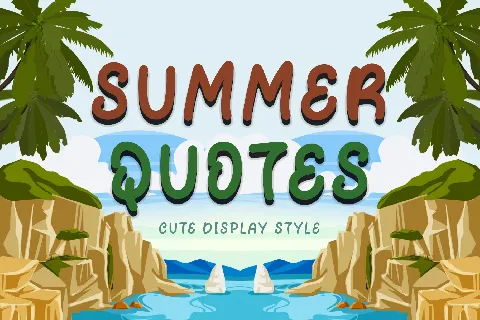 Summer Quotes Demo font