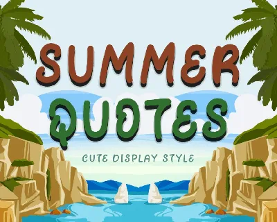 Summer Quotes Demo font