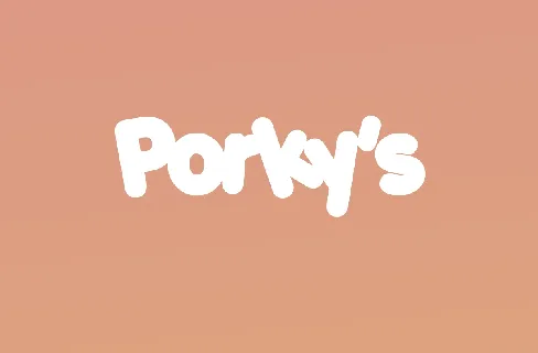 Porky’s Family font