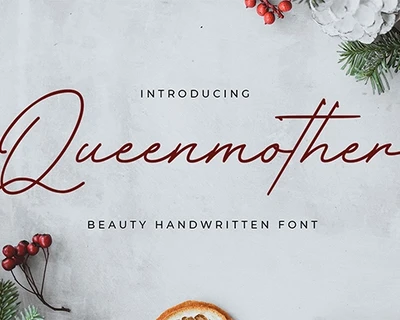 QueenMother font