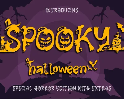 Spooky Halloween - Personal Use font