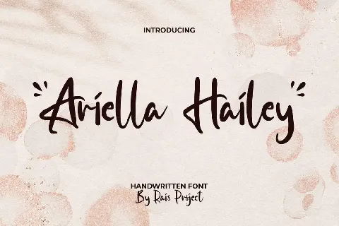 Ariella Hailey Demo font