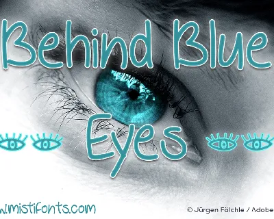 Behind Blue Eyes font