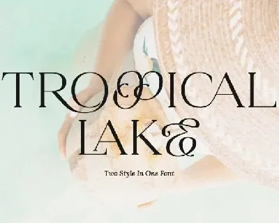 Tropical Lake font