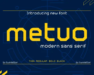 Metuo font