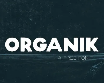 Organik font