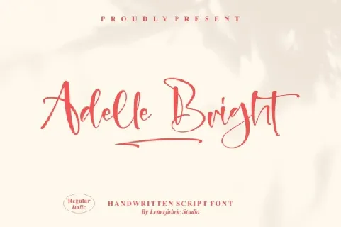 Adelle Bright font