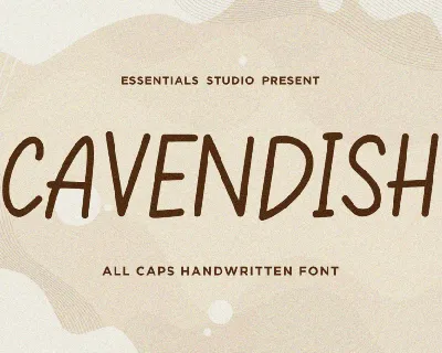 CAVENDISH font