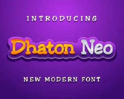 Dhaton Neo font