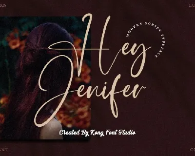 Hey Jenifer font