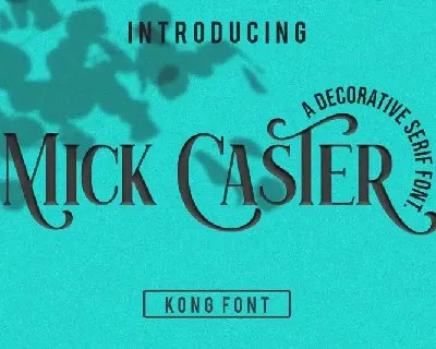 Mick Caster Serif font