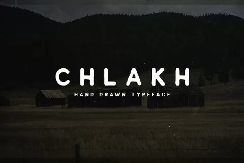 Chlakh – Hand Drawn font