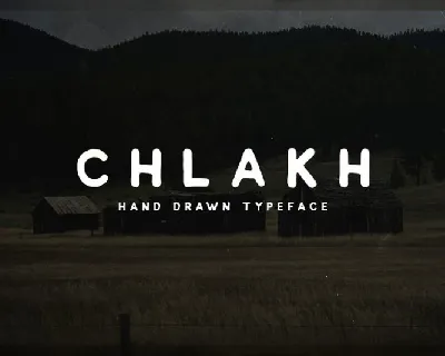 Chlakh – Hand Drawn font